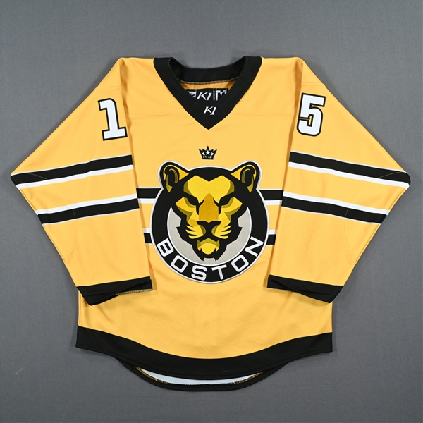 Becca Gilmore - Boston Pride - Game-Worn Gold Set 1 Jersey