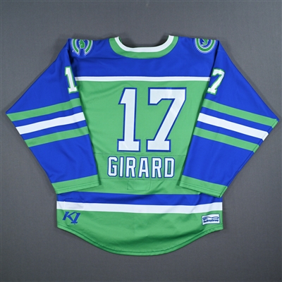 Taylor Girard - Connecticut Whale - Game-Worn Green Set 1 Jersey