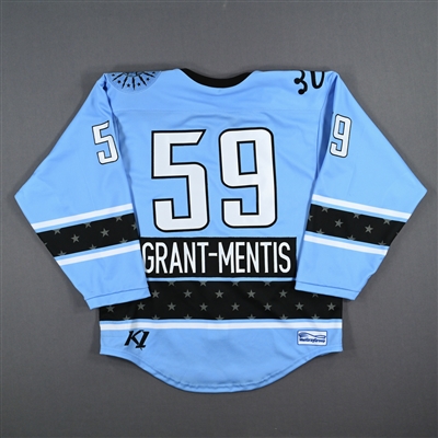 Mikyla Grant-Mentis - Buffalo Beauts - Game-Worn Blue Set 1 Jersey - One Game Only - Worn February 5, 2023