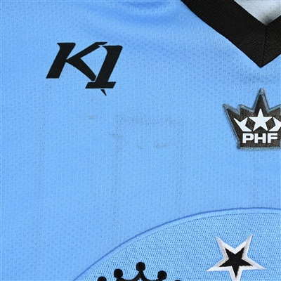 Mikyla Grant-Mentis - Buffalo Beauts - Game-Worn Blue Set 1 Jersey - One Game Only - Worn February 5, 2023