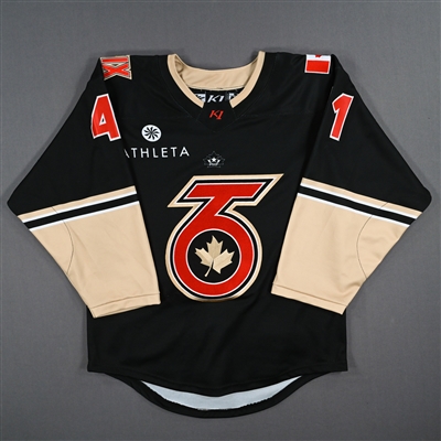 Brittany Howard - Toronto Six - Game-Worn Black Set 1 Jersey