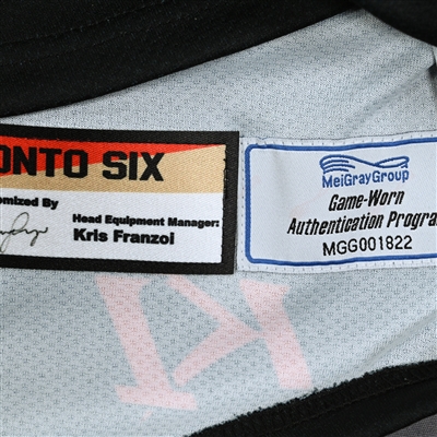 Brittany Howard - Toronto Six - Game-Worn Black Set 1 Jersey