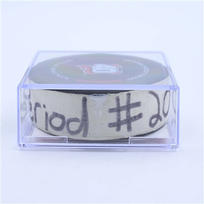 Chris Kreider - New York Rangers - Goal Puck - March 30, 2023 vs. New Jersey Devils (Devils' 40th Anniversary Logo)