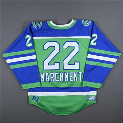 Kennedy Marchment - Connecticut Whale - Game-Worn Green Set 1 w/A Jersey