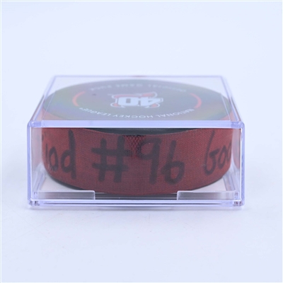 Timo Meier - New Jersey Devils - Goal Puck - March 30, 2023 vs. New York Rangers (Devils' 40th Anniversary Logo)