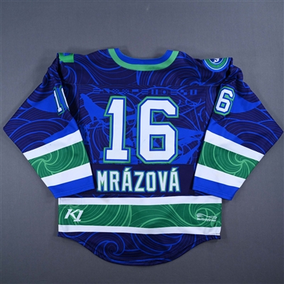Katerina Mrazova - Connecticut Whale - Game-Worn Dark Seas Third Set 1 Jersey