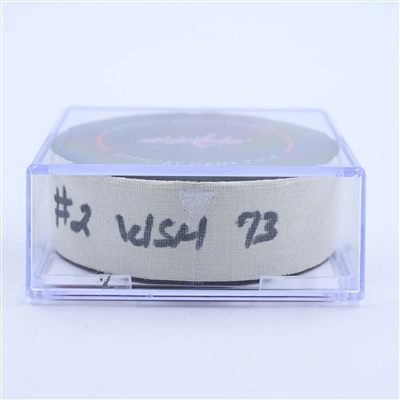 Conor Sheary - Washington Capitals - Goal Puck - March 28, 2023 vs. New York Islanders (Capitals Logo)