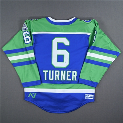 Shannon Turner - Connecticut Whale - Game-Worn Blue Set 1 Jersey w/C