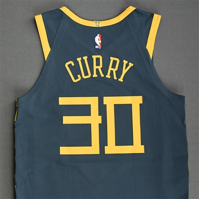 Stephen Curry - Golden State Warriors - Game-Issued City Edition Jersey - 2018-19 NBA Season