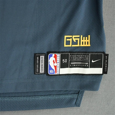 Kevin Durant - Golden State Warriors - Game-Issued City Edition Jersey - 2018-19 NBA Season