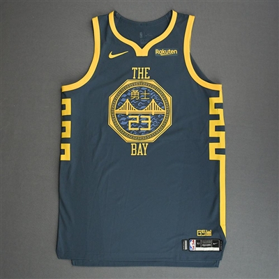 Draymond Green - Golden State Warriors - Game-Issued City Edition Jersey - 2018-19 NBA Season