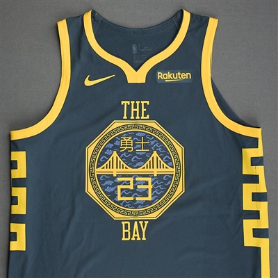 Draymond Green - Golden State Warriors - Game-Issued City Edition Jersey - 2018-19 NBA Season