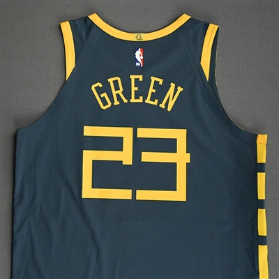 Draymond Green - Golden State Warriors - Game-Issued City Edition Jersey - 2018-19 NBA Season