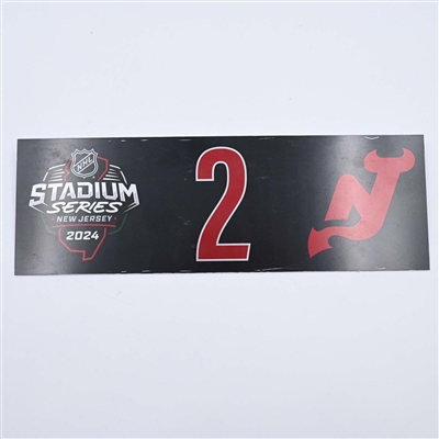 Brendan Smith - 2024 Stadium Series Dressing Room Nameplate