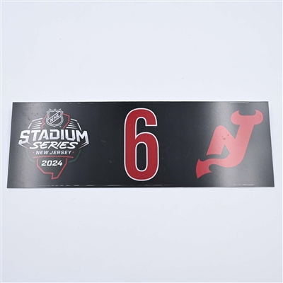 John Marino - 2024 Stadium Series Dressing Room Nameplate
