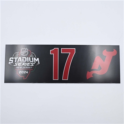 Simon Nemec - 2024 Stadium Series Dressing Room Nameplate