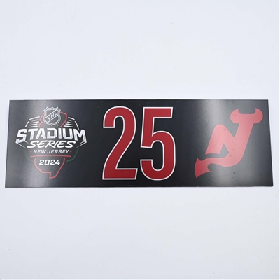 Nolan Foote - 2024 Stadium Series Dressing Room Nameplate