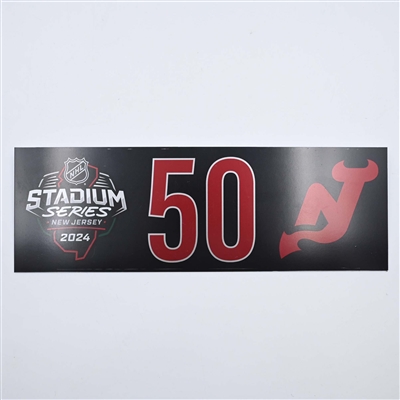 Nico Daws - 2024 Stadium Series Dressing Room Nameplate
