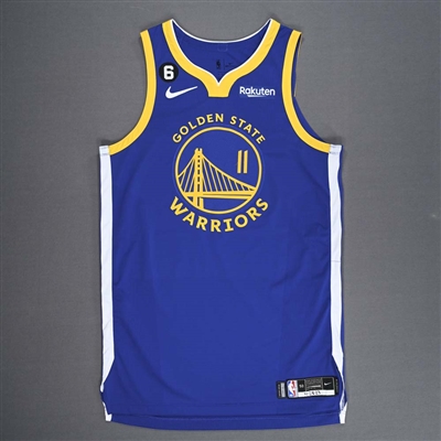 Klay Thompson - Golden State Warriors - Blue Icon Edition Jersey - 2023 NBA Playoffs