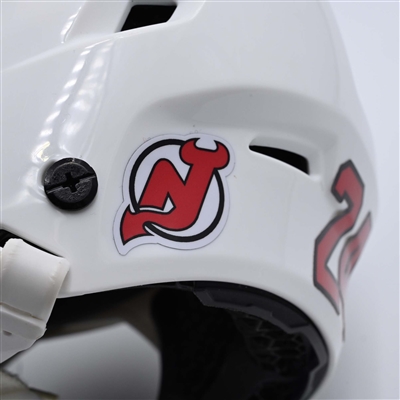 Colin Miller - White, CCM Helmet w/ Oakley Shield - 2023-24 NHL Regular Season