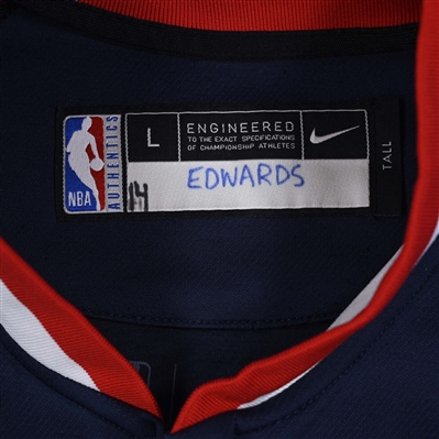 Kessler Edwards - Brooklyn Nets - Game-Issued City Edition Jacket  - 2021-22 NBA Season
