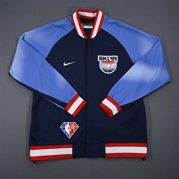 James Johnson - Brooklyn Nets - Game-Issued City Edition Jacket  - 2021-22 NBA Season