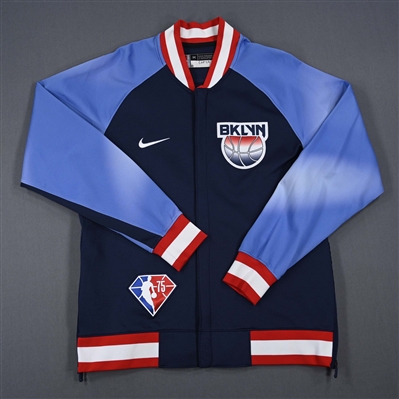 Jevon Carter - Brooklyn Nets - Game-Issued City Edition Jacket  - 2021-22 NBA Season