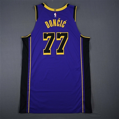 Luka Doncic - Los Angeles Lakers - Statement Edition - Worn 2 Games - 2/22/25 (1st Half) & 2/25/25 (1st Half) - 2024-25 NBA Season