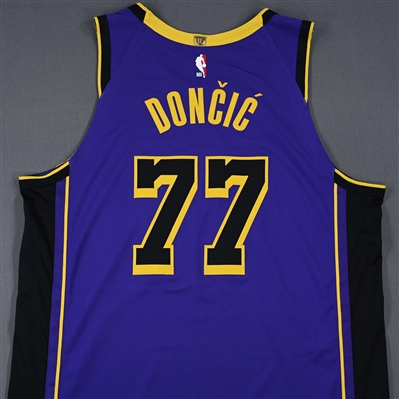 Luka Doncic - Los Angeles Lakers - Statement Edition - Worn 2 Games - 2/22/25 (1st Half) & 2/25/25 (1st Half) - 2024-25 NBA Season
