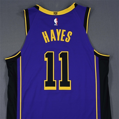 Jaxson Hayes - Los Angeles Lakers - Statement Edition - Worn 2 Games - 2/22/25 & 2/25/25 - 2024-25 NBA Season