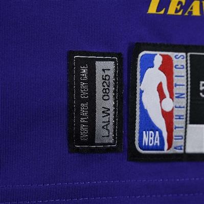 Shake Milton - Los Angeles Lakers - Statement Edition - Worn 2/22/2025 - 2024-25 NBA Season