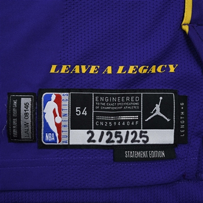 Markieff Morris - Los Angeles Lakers - Statement Edition - Dressed, Did Not Play (DNP) - 2024-25 NBA Season