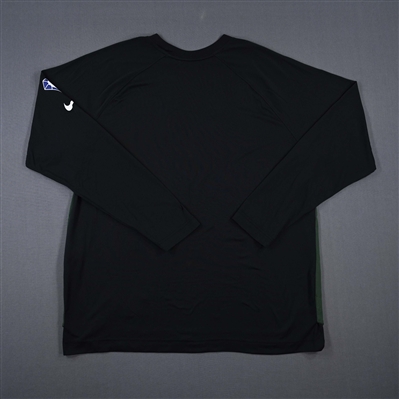 Pat Connaughton - Milwaukee Bucks - Game-Issued City Edition Long-Sleeved Shooting Shirt  - 2021-22 NBA Season