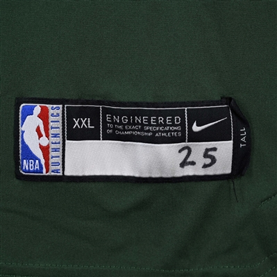 Serge Ibaka - Milwaukee Bucks - Game-Issued City Edition Long-Sleeved Shooting Shirt  - 2021-22 NBA Season