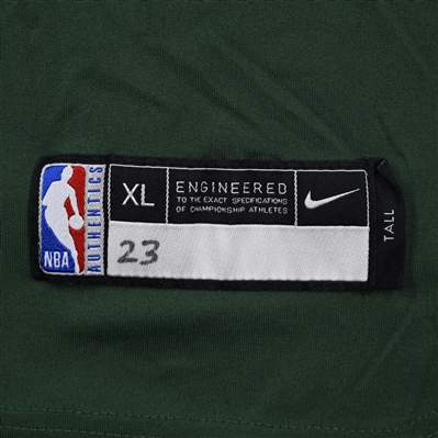 Wesley Matthews - Milwaukee Bucks - Game-Issued City Edition Long-Sleeved Shooting Shirt  - 2021-22 NBA Season