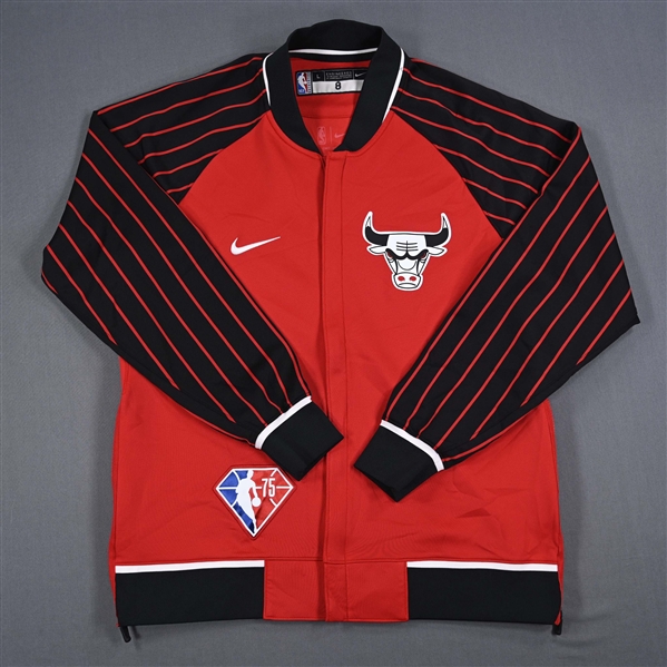 Zach LaVine - Chicago Bulls - City Edition Jacket - Worn 1/12/2022 - 2021-22 NBA Season