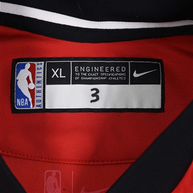 Tristan Thompson - Chicago Bulls - Game-Issued City Edition Jacket  - 2021-22 NBA Season