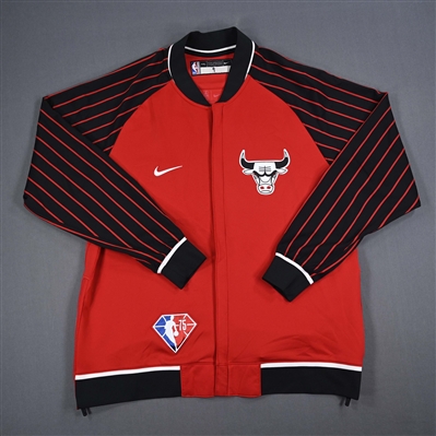 Nikola Vucevic - Chicago Bulls - Game-Issued City Edition Jacket  - 2021-22 NBA Season