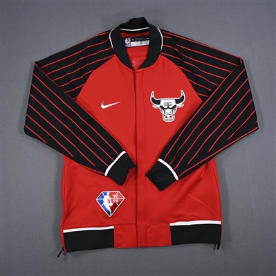 Coby White - Chicago Bulls - Game-Issued City Edition Jacket  - 2021-22 NBA Season