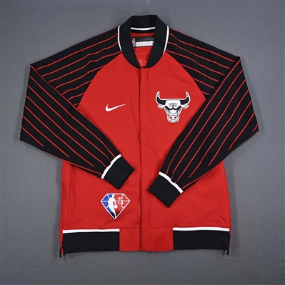 Lonzo Ball - Chicago Bulls - Game-Issued City Edition Jacket  - 2021-22 NBA Season