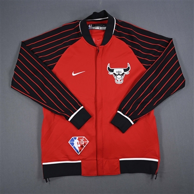 Troy Brown Jr. - Chicago Bulls - Game-Issued City Edition Jacket  - 2021-22 NBA Season