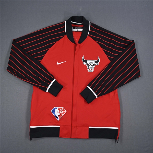 Alex Caruso - Chicago Bulls - Game-Issued City Edition Jacket  - 2021-22 NBA Season