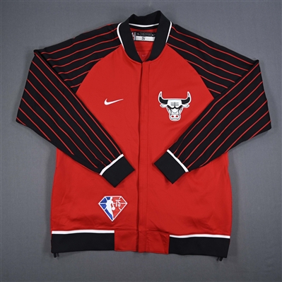 Tyler Cook - Chicago Bulls - Game-Issued City Edition Jacket  - 2021-22 NBA Season
