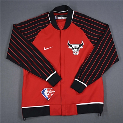 Ayo Dosunmu - Chicago Bulls - Game-Issued City Edition Jacket  - 2021-22 NBA Season