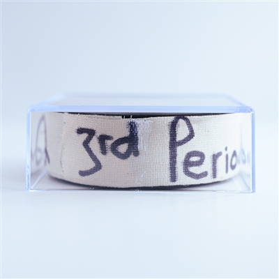 Jesper Boqvist - Florida Panthers - Goal Puck - January 14, 2025 vs. New Jersey Devils (Devils Logo)