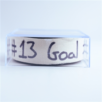 Jesper Boqvist - Florida Panthers - Goal Puck - January 14, 2025 vs. New Jersey Devils (Devils Logo)