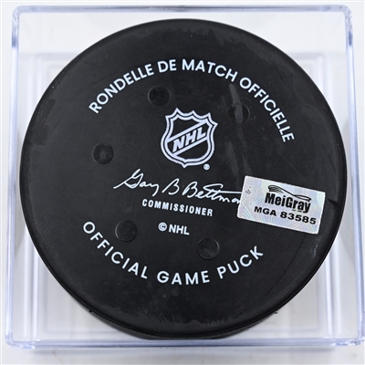 Pavel Buchnevich - St. Louis Blues - Goal Puck - January 7, 2025 vs. Minnesota Wild (Wild Logo)