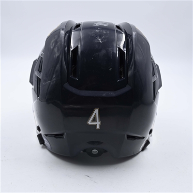 Stephen Calisti - Toledo Walleye - Team-Issued Navy, Warrior Helmet - 2025 Warrior/ECHL Hockey Heritage Classic - Autographed