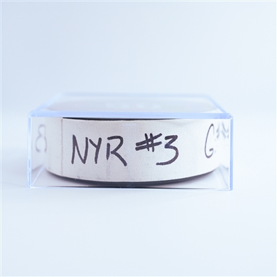 Filip Chytil - New York Rangers - Goal Puck - January 4, 2025 vs. Washington Capitals (Capitals' 50th Anniversary Logo)