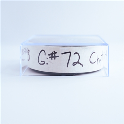 Filip Chytil - New York Rangers - Goal Puck - January 4, 2025 vs. Washington Capitals (Capitals' 50th Anniversary Logo)